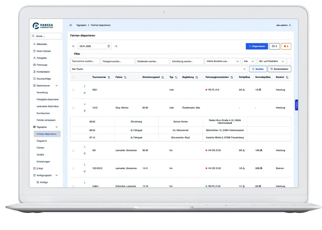 Zeiten prüfen. Ohne Zettelkrieg.